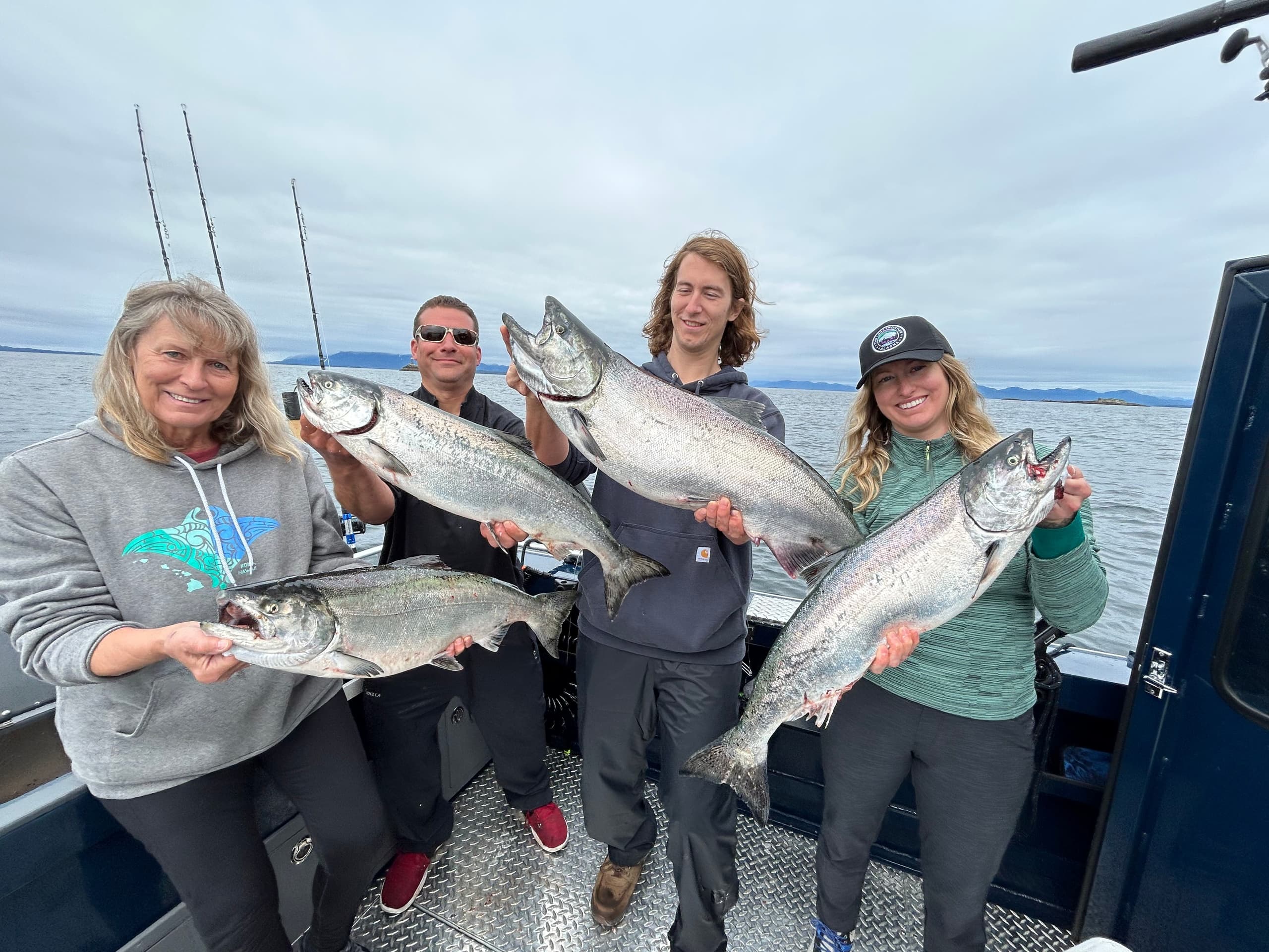 Private Salmon & Halibut Fishing Combo Includes Wildlife Viewing