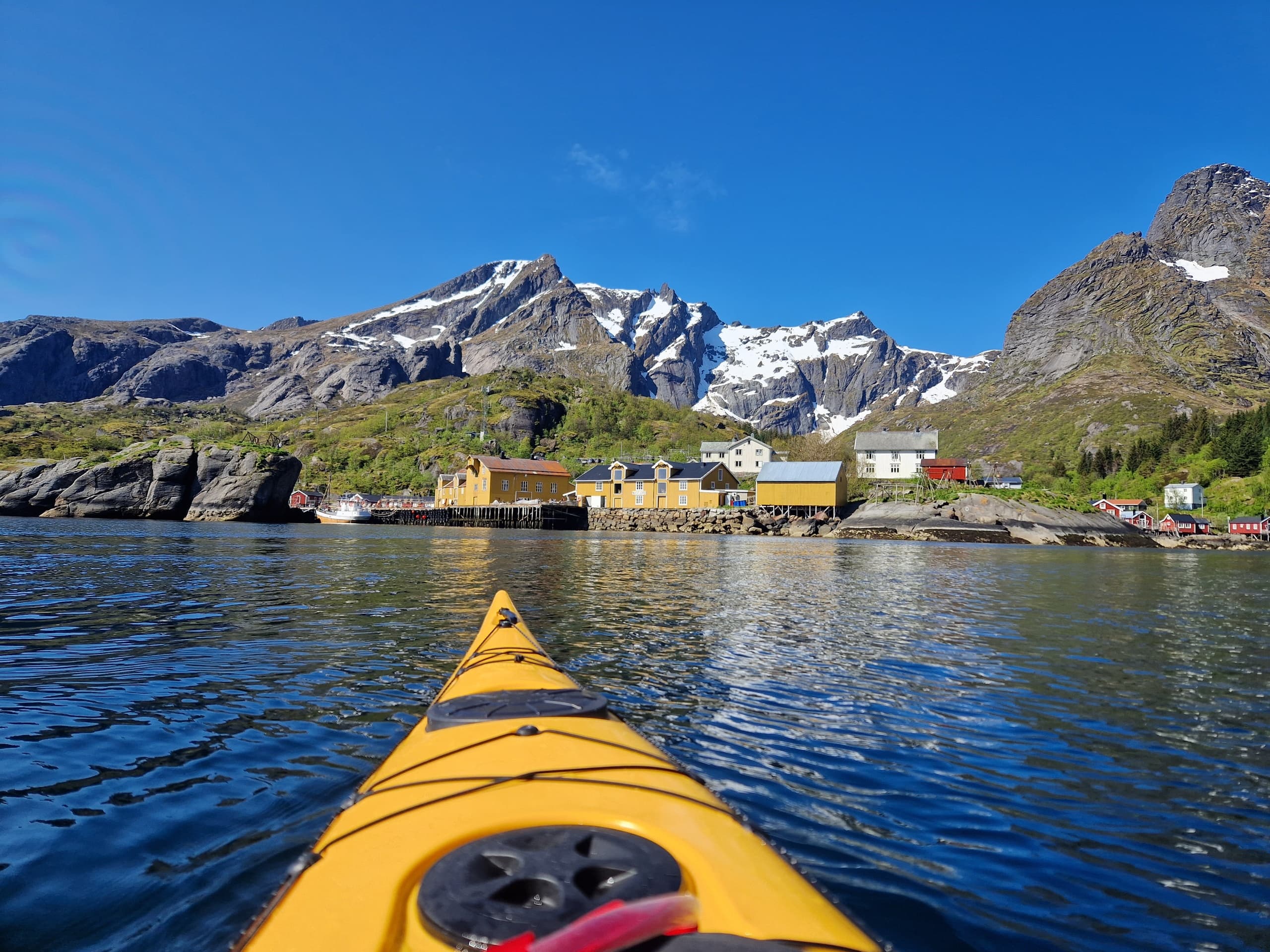 Guided Kayak Trip from Nusfjord