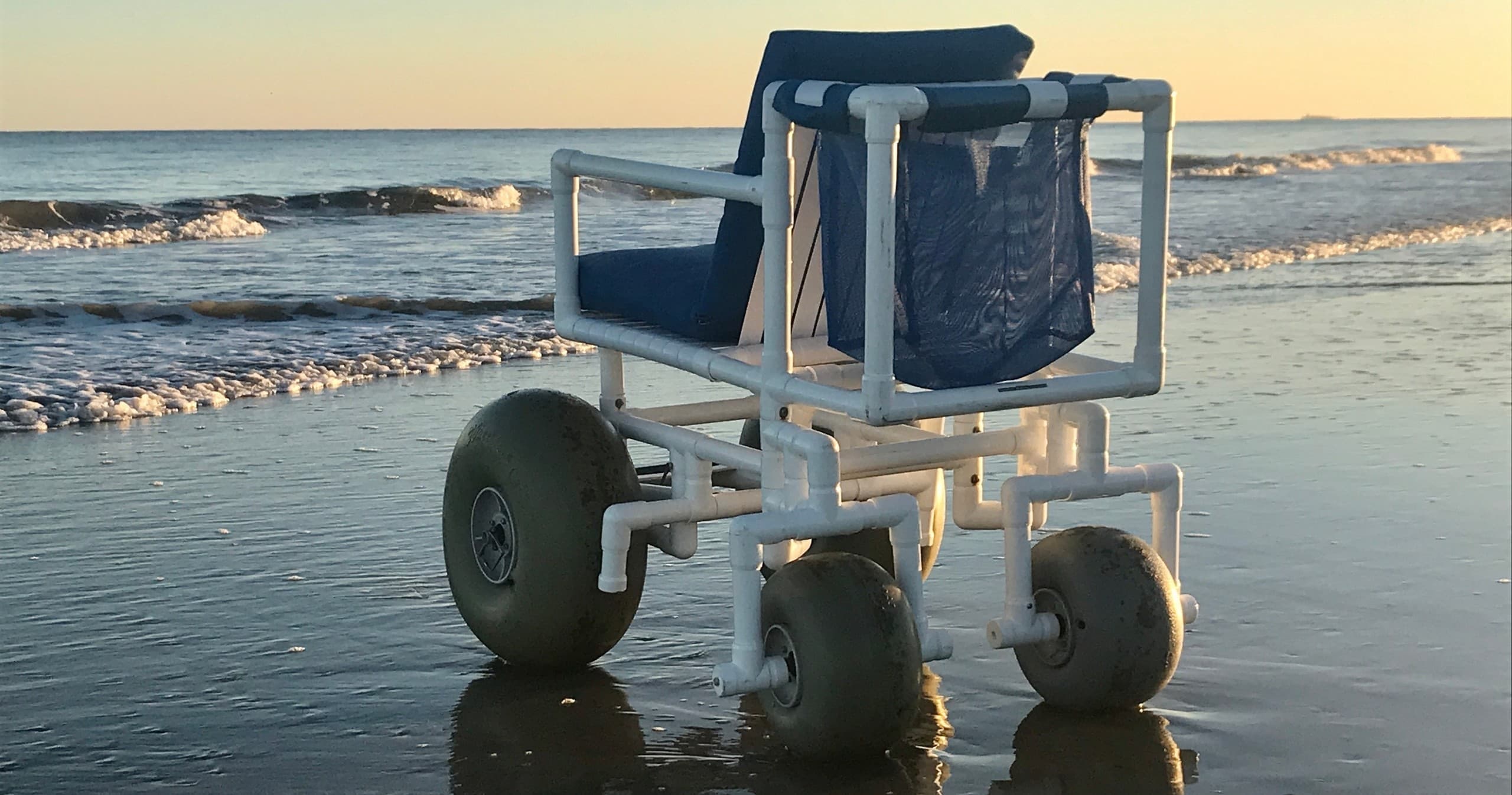 PVC Premium Beach Wheelchair