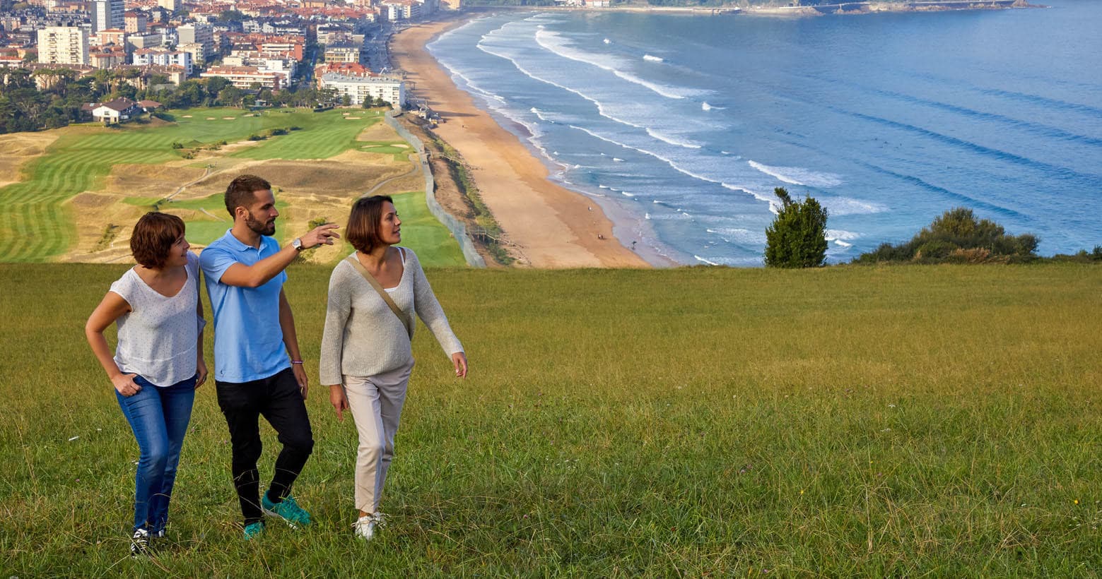 Zarautz, Getaria y Zumaia desde San Sebastián