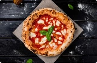 Menu Pizza e mozzarella