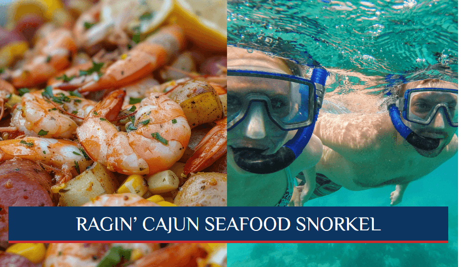 4 Hour Reef Snorkel - 2 Stops with Shrimp Boil and Drinks Included