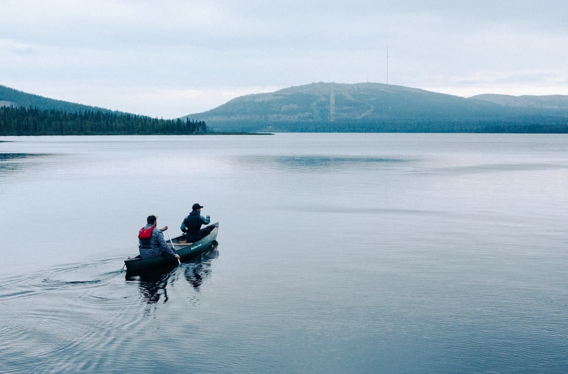 Canoeing on lake Pyhäjärvi 2 hours