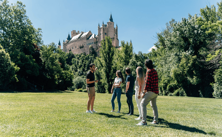 Segovia with AVE from Madrid
