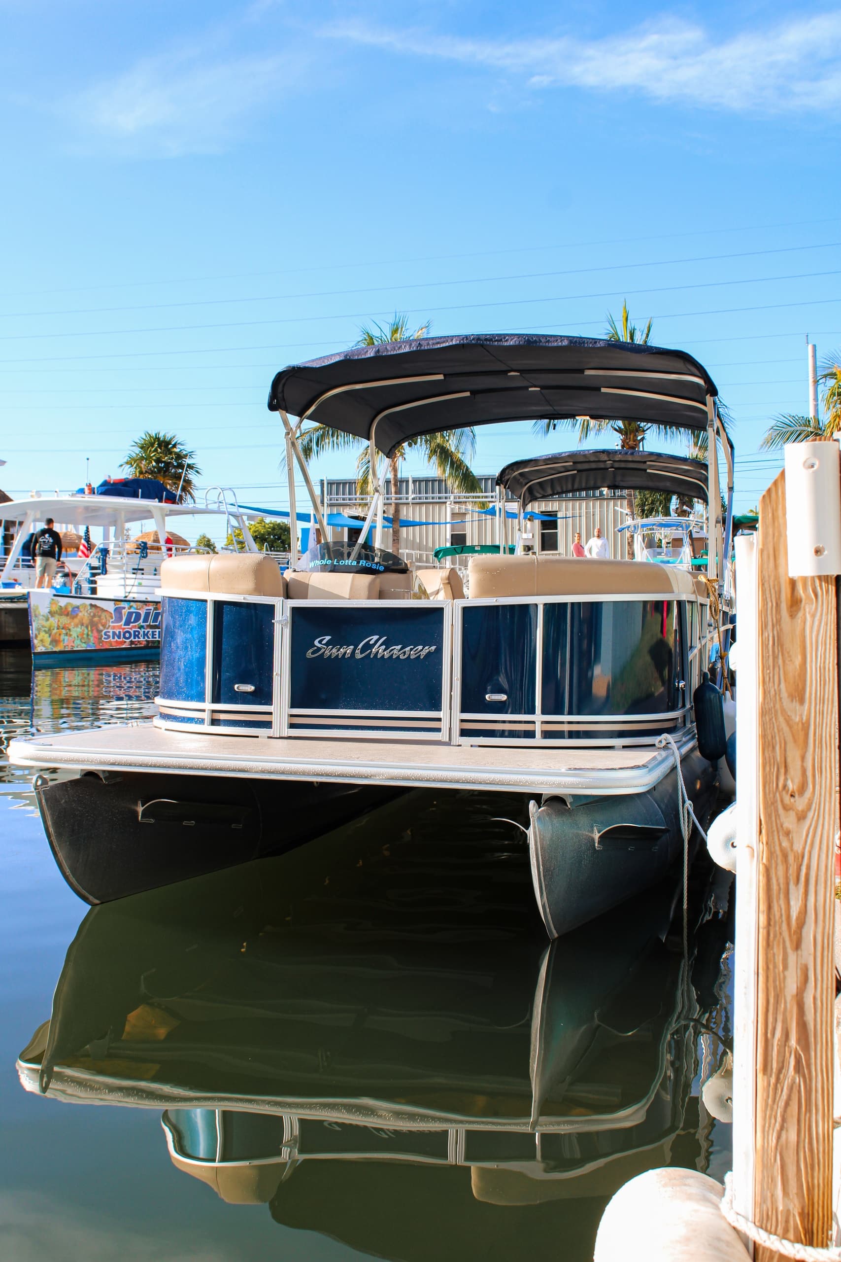 22-ft Sunchaser Pontoon Boat - Pirate Flag