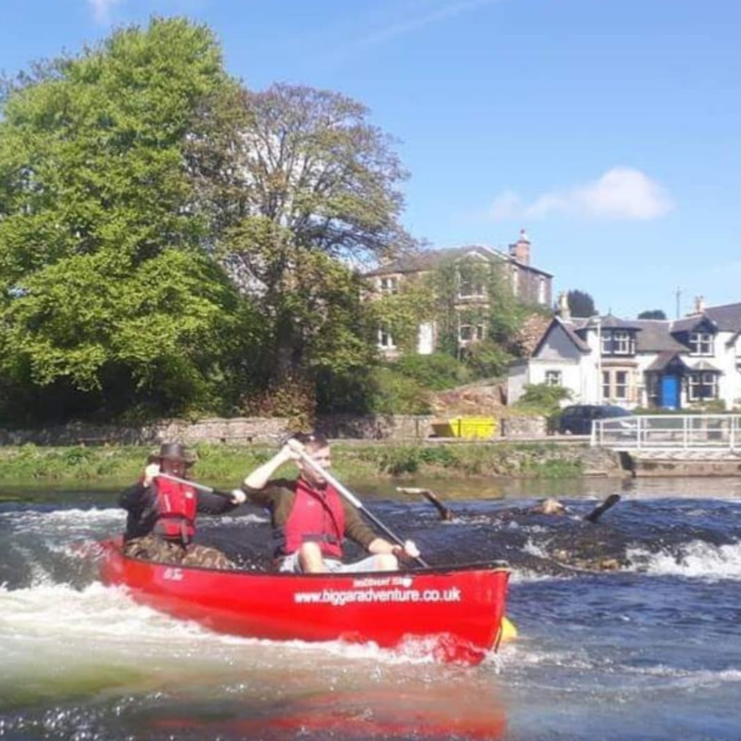 River Tweed Canoeing trip Peebles-Innerleithen