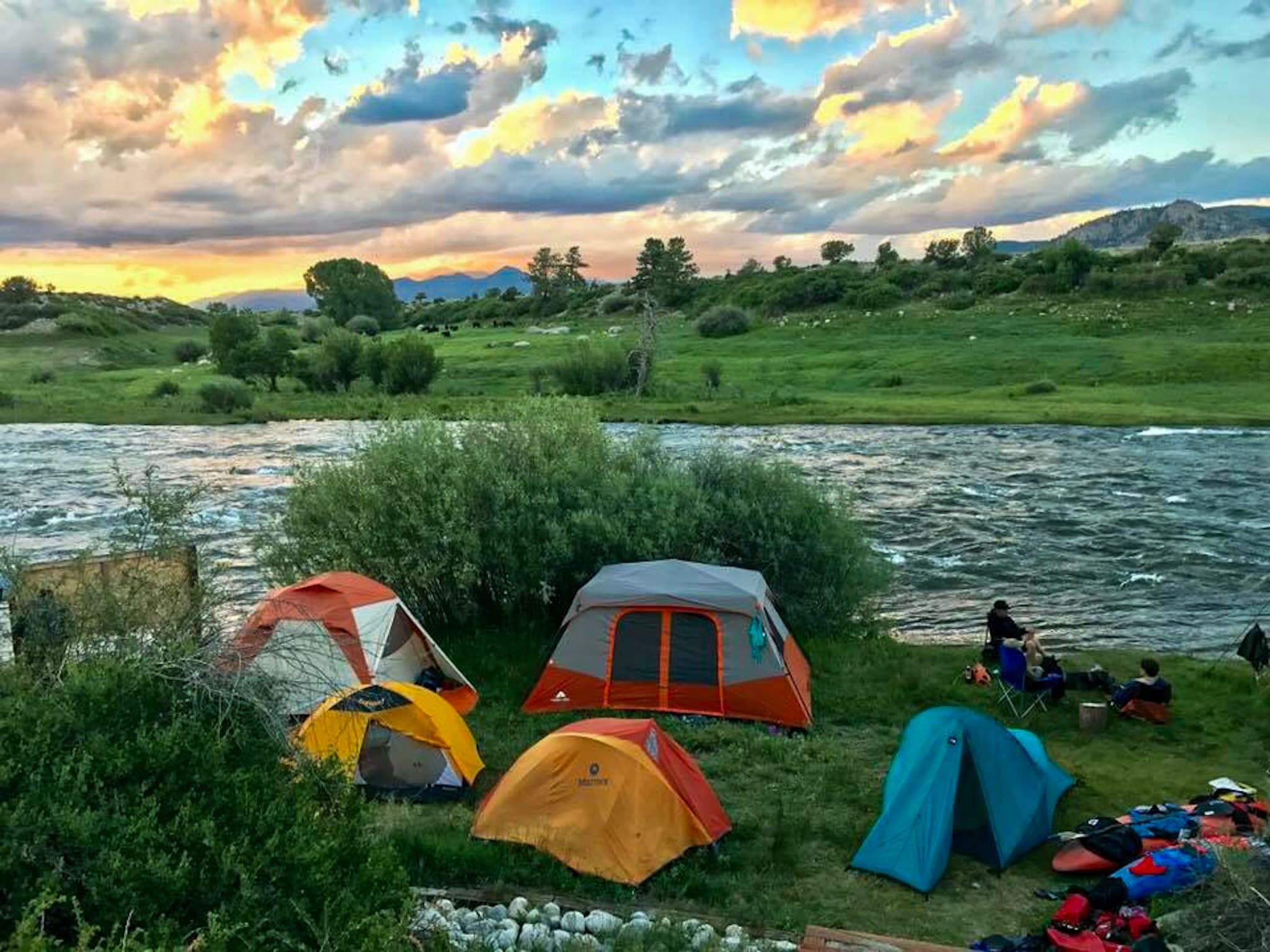 Individual Riverside Tent Site
