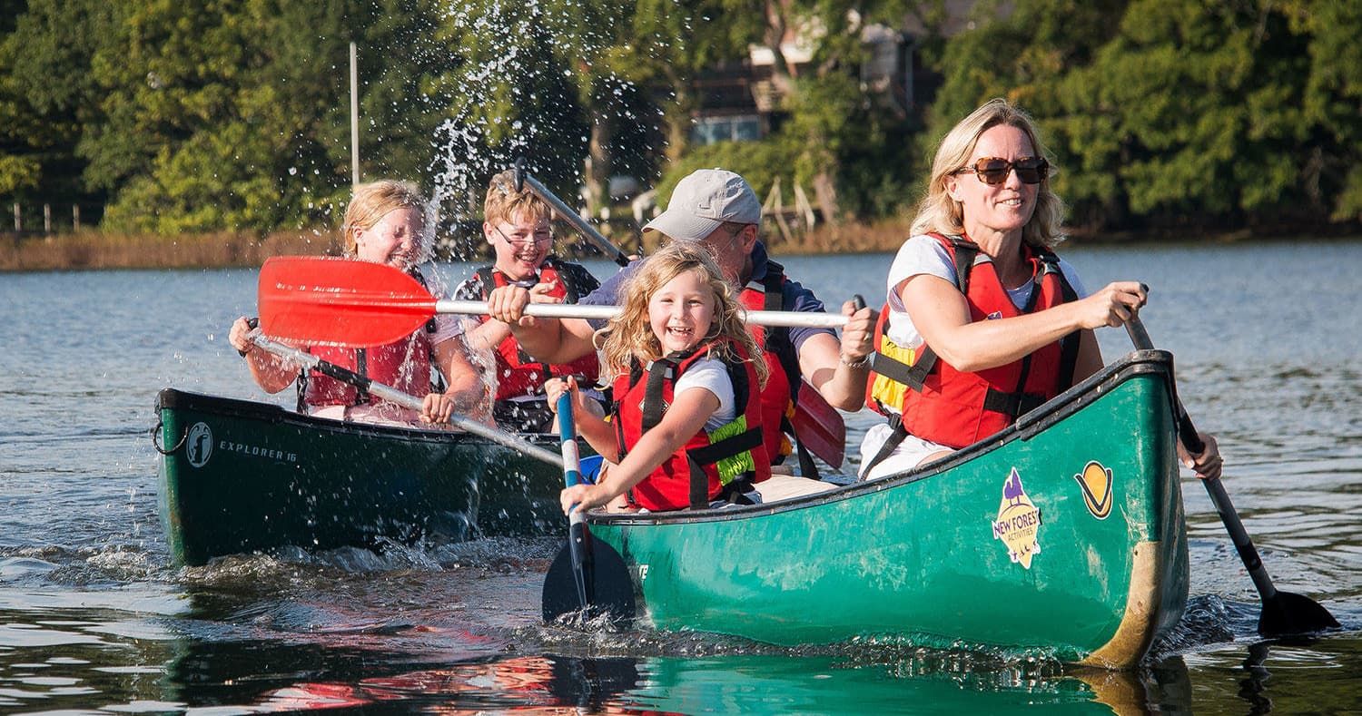 Family Canoeing