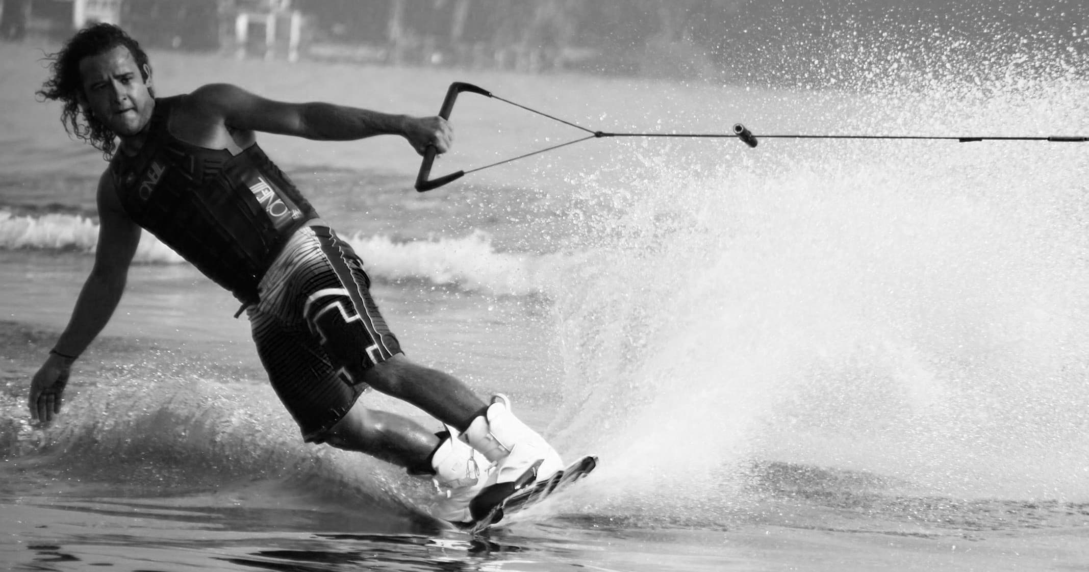 Wakeboarding Lesson behind Jet Ski