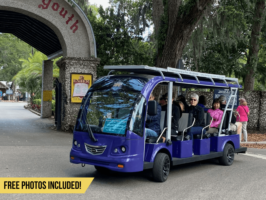 St. Augustine Shared Golf Cart Tour