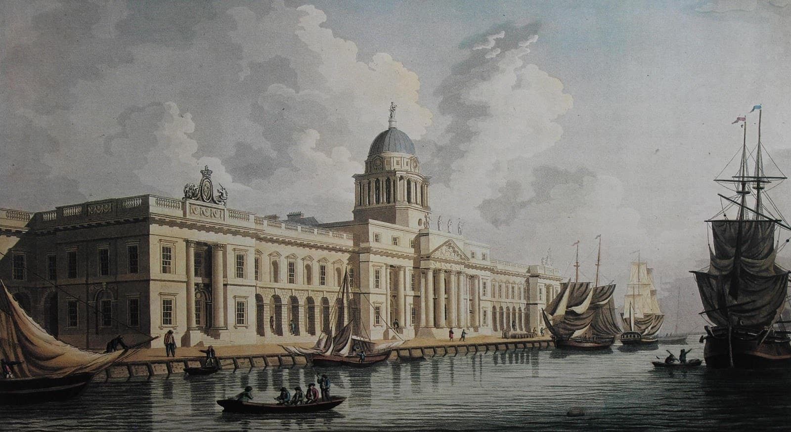 from Gandon's Customs House to Hanover Quay