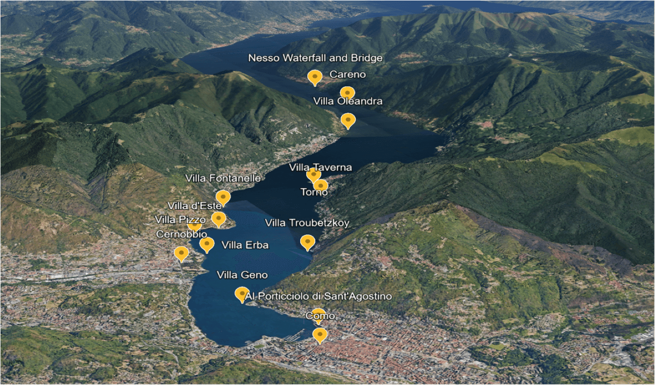 PRIVATE 2 hours Tour - Villas and Waterfalls of the Como Lake