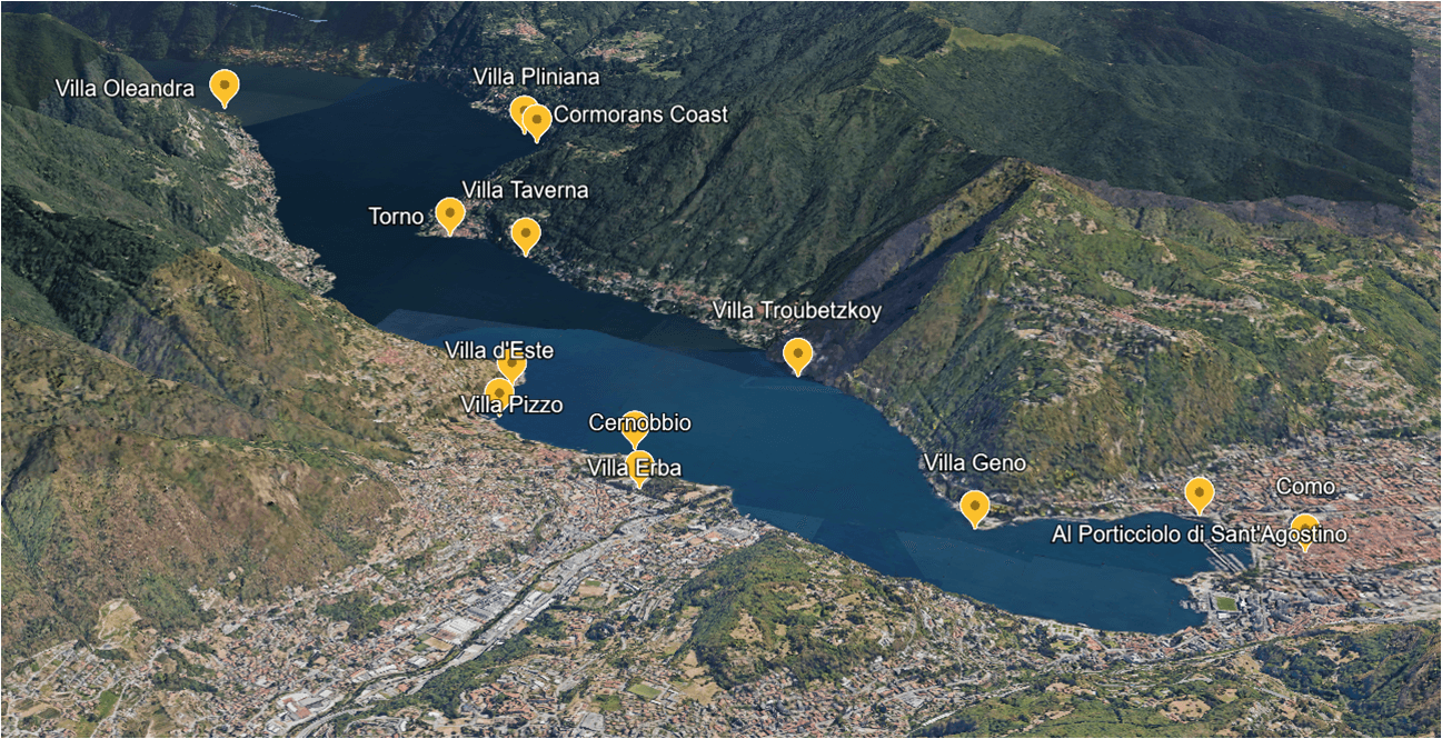 PRIVATE 1 hour Tour - Celebrities & Historical Villas Tour