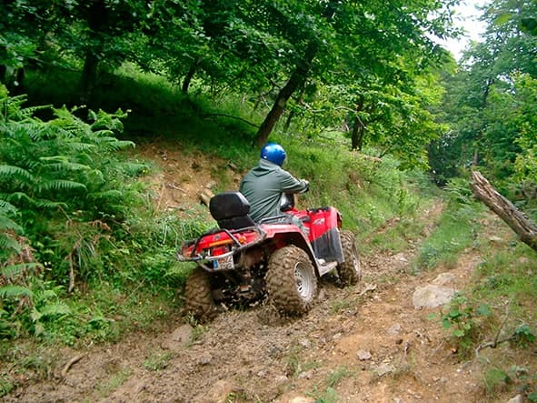 Excursión en quads por Lloret de Mar