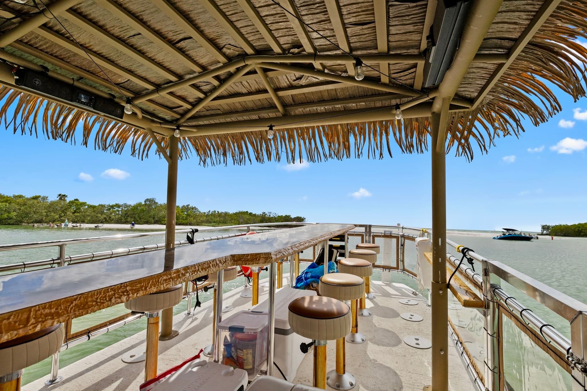Morning Tiki Adventure to Crab Island • The Pink Dolphin
