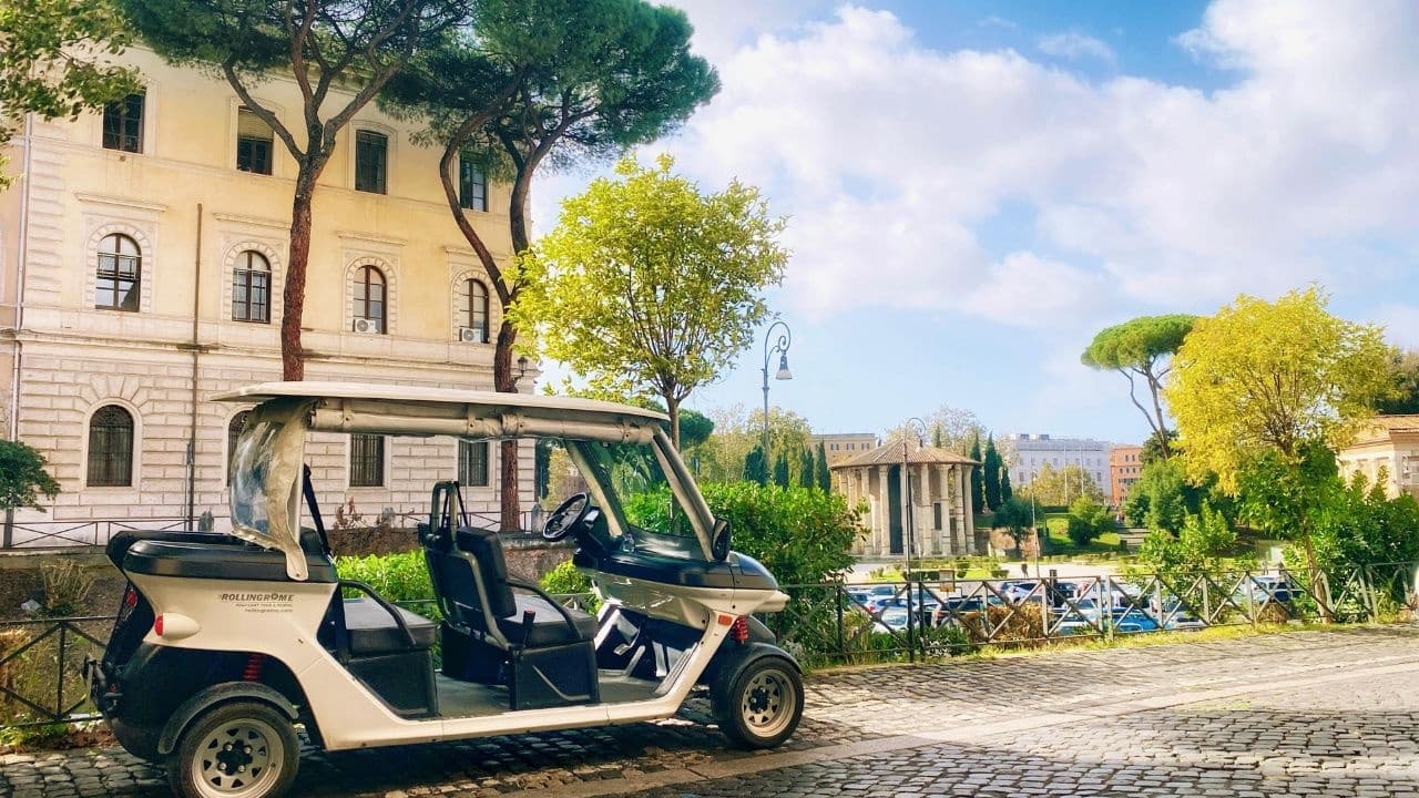 Booking Request Ancient Rome by Golf Cart: Catacombs & Appian Way