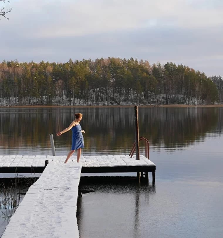On Fat Bikes to Sauna