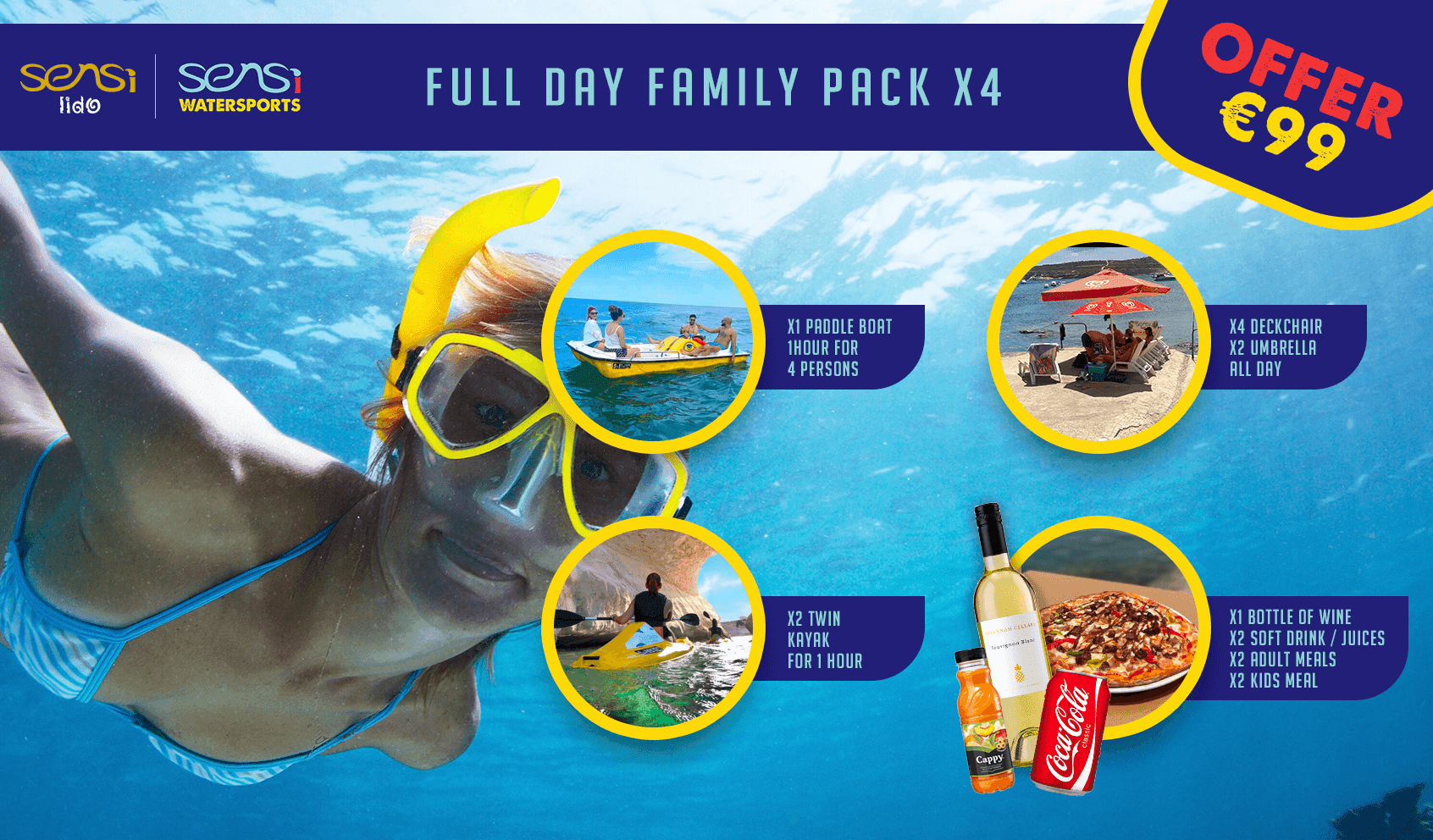 Full Day Family Pack x4