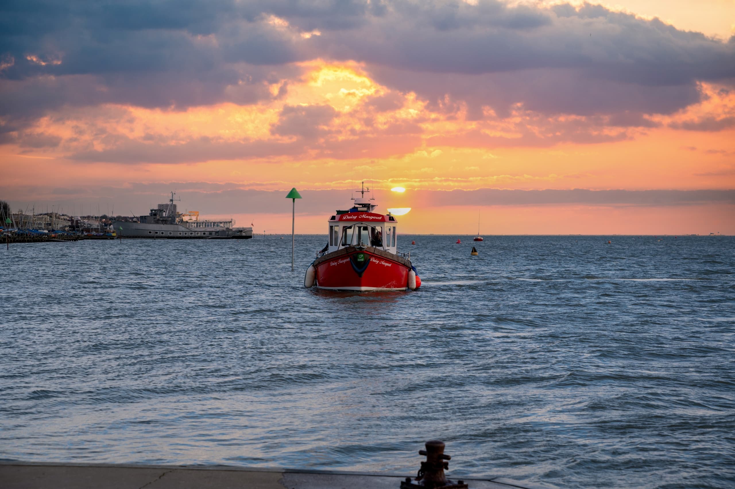 Sunrise or Sunset Trips around The Thames Estuary