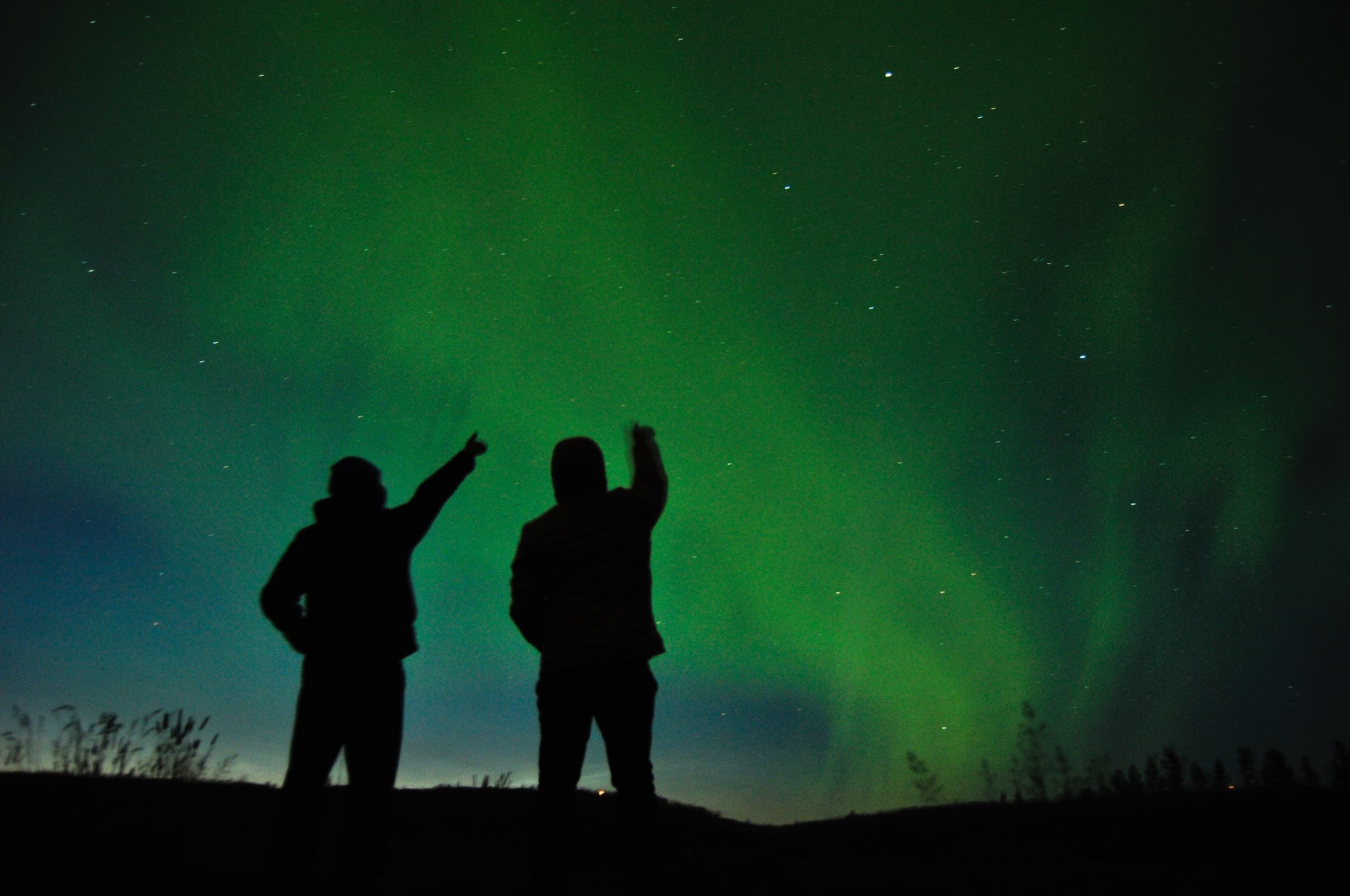 Private Aurora Snowshoe Hike
