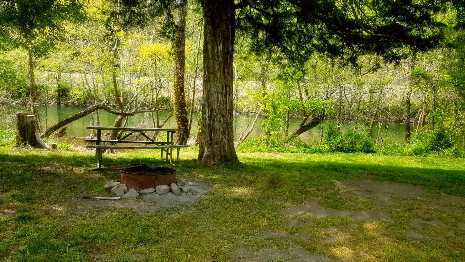 Arcadia Campground - Campsite # 3  (Old Campsite # 2)