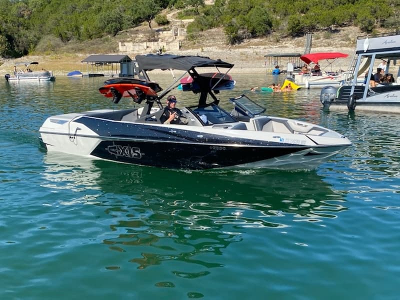 Black Mamba - Axis Surf Boat with Captain - LAKE AUSTIN