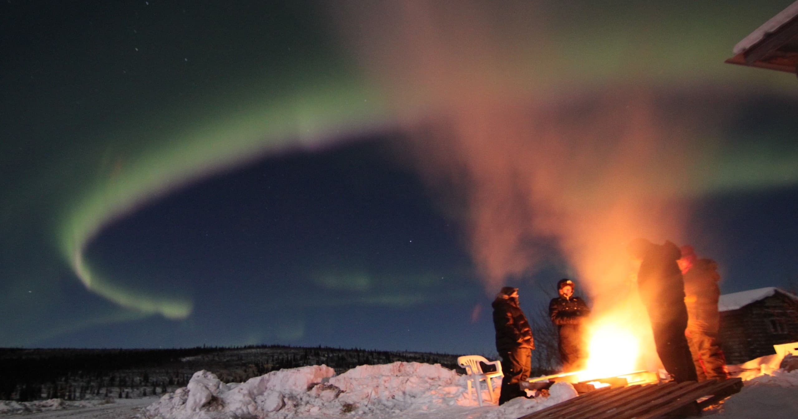 Winter Evening Aurora Mushing Tour