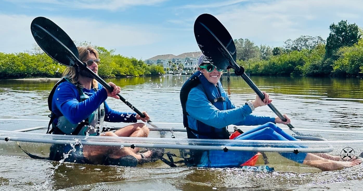 Tarpon Springs Anclote River Clear Kayak Ecotour