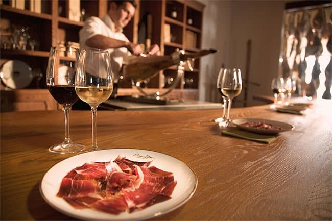 Private tour to Cinco Jotas warehouse from Seville