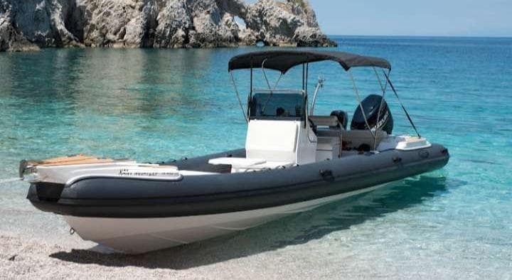 Mostro Corvette Boat 250 hp from Aliki, Paros