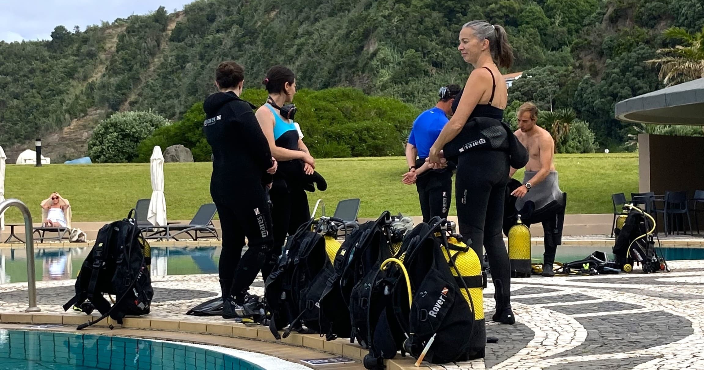 Baptismo de Mergulho em Piscina e Mar