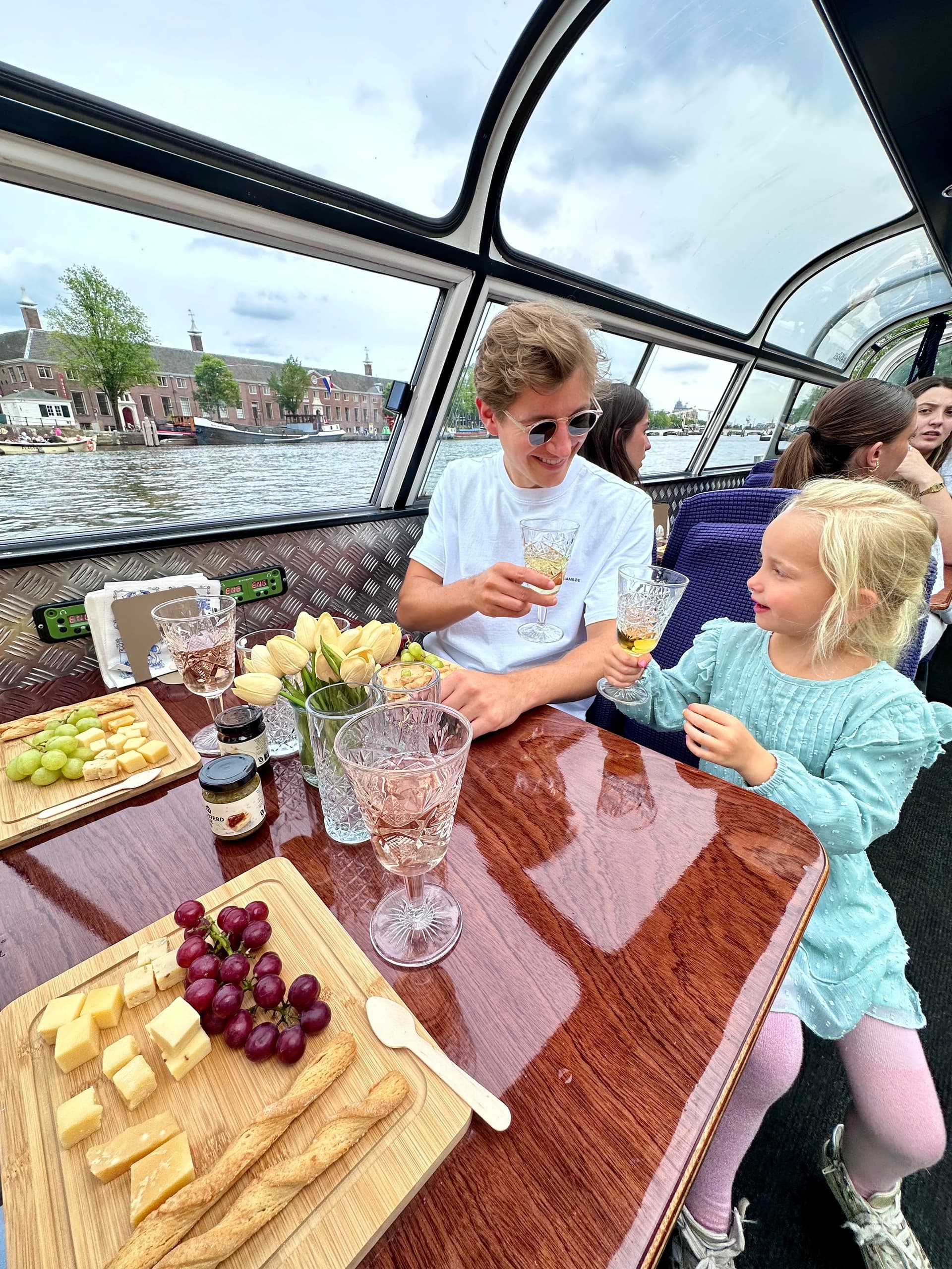 Cheese & Wine Serenity: A Luxurious Canal Cruise through Amsterdam