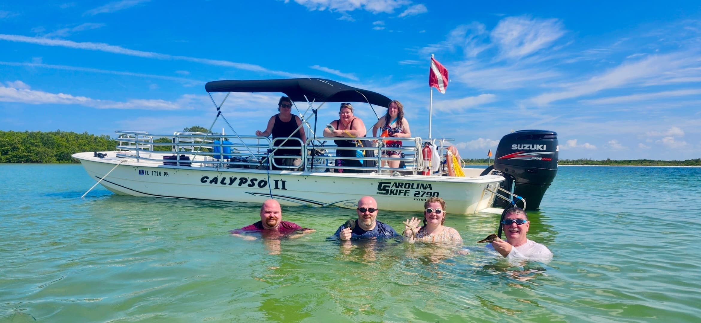 See Dolphins! Go Shelling!  2.5 Hour Shell Key Cruise