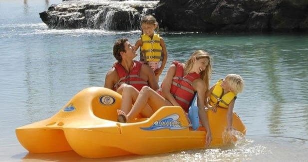 PEDAL BOAT (4PPL, 4 PEDALING)