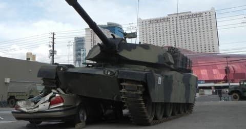 Crush A Car With a Tank!