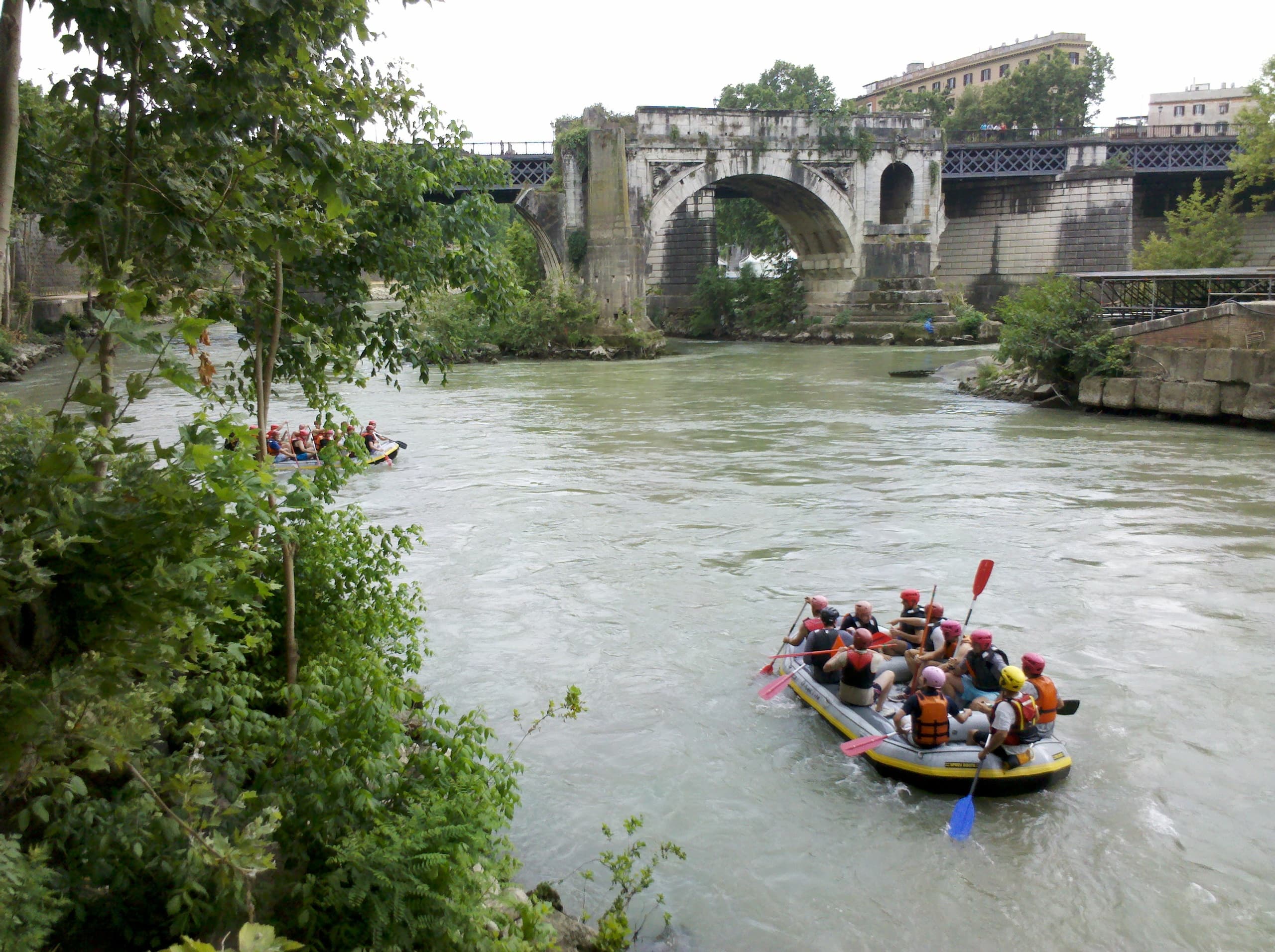 Soft-Rafting Urbano nel Cuore di Roma