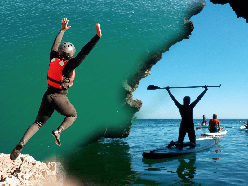 SUP Caves + Coasteering