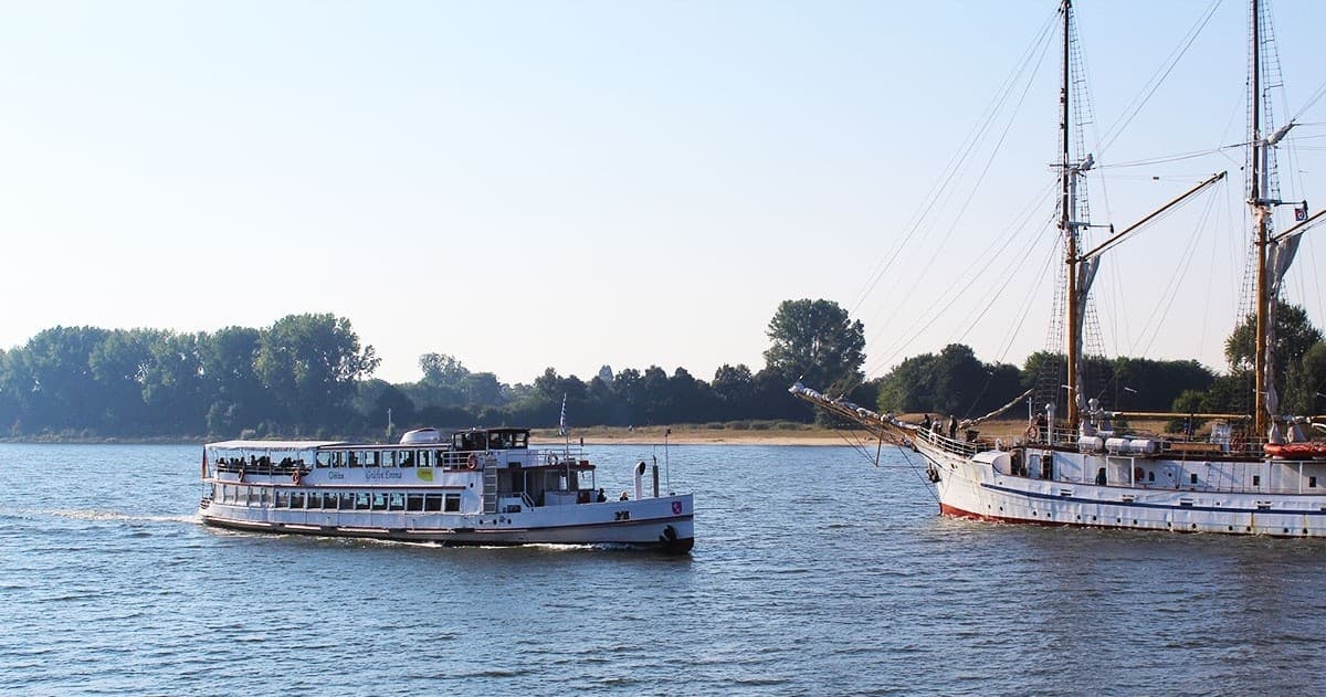 Hin- und Rückfahrt: Vegesack → Farge