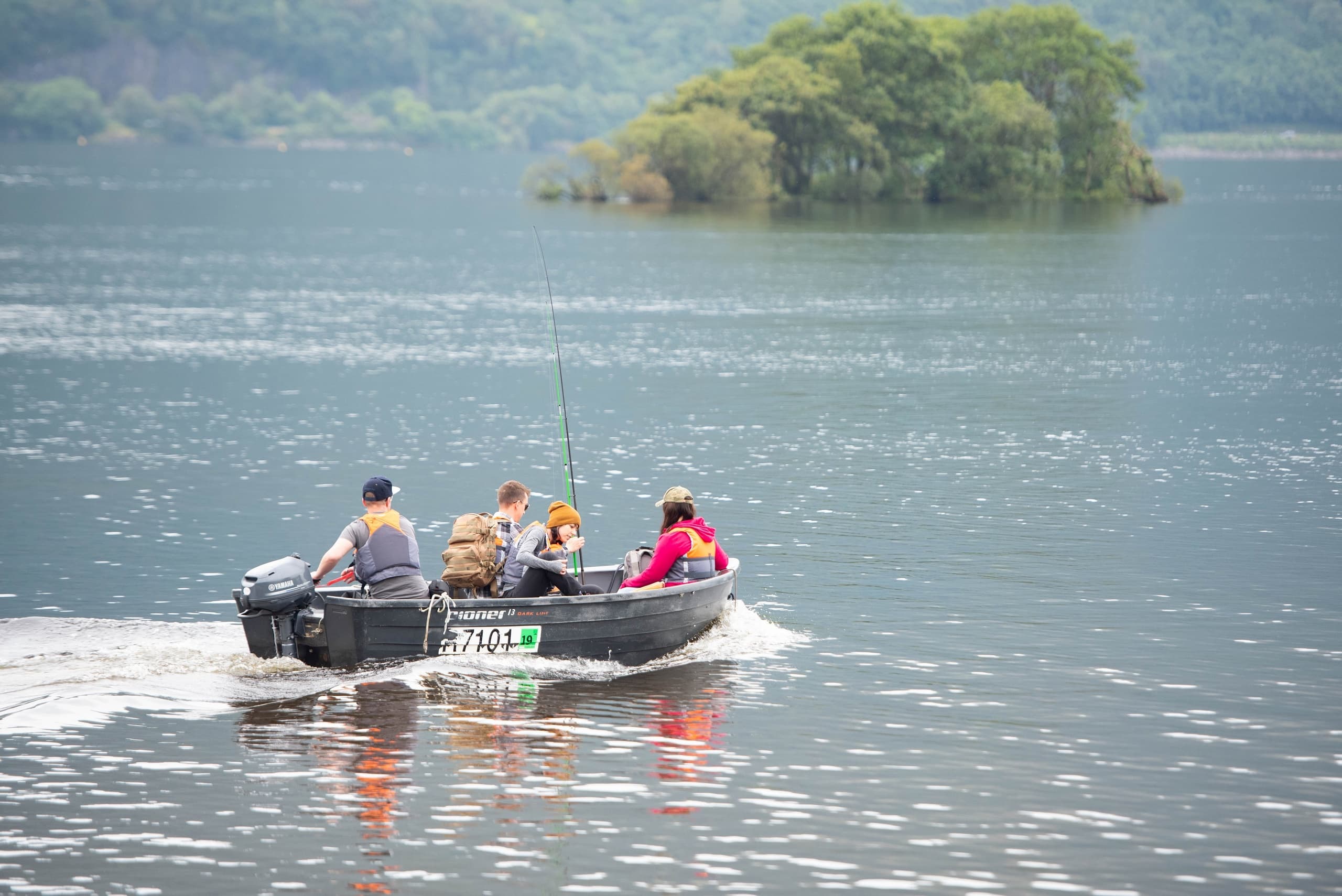 Fishing Boat Hire at Loch Lomond Shores, Balloch