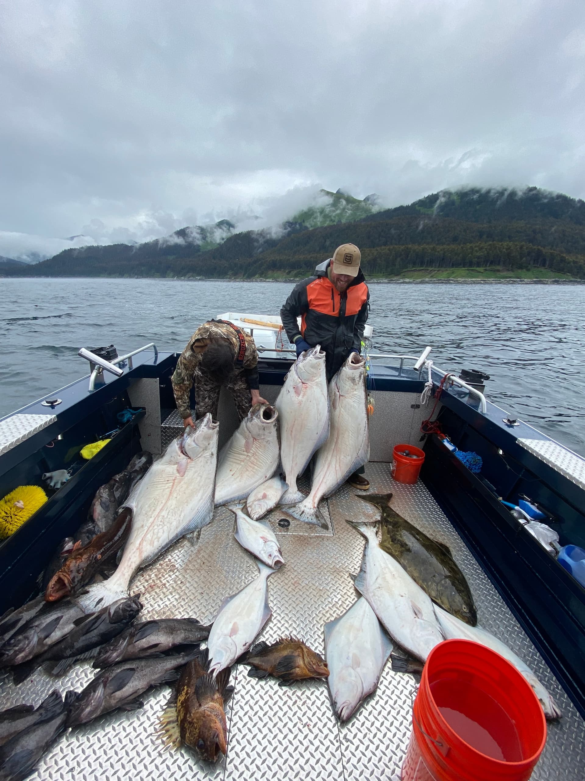 Private Halibut/Captain’s choice combo Rockfish or Salmon