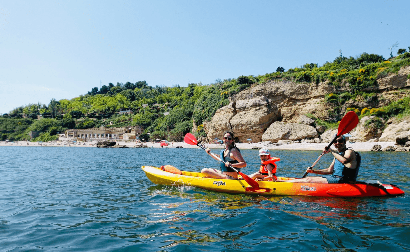 In kayak dai Ripari di Giobbe