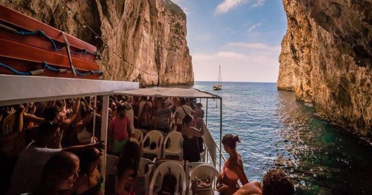 Paxos Antipaxos Blue Caves Cruise (Lakka village) • From Lefkimmi