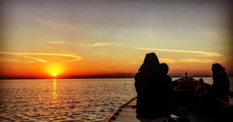 Puesta de sol / Embarcadero Pomero