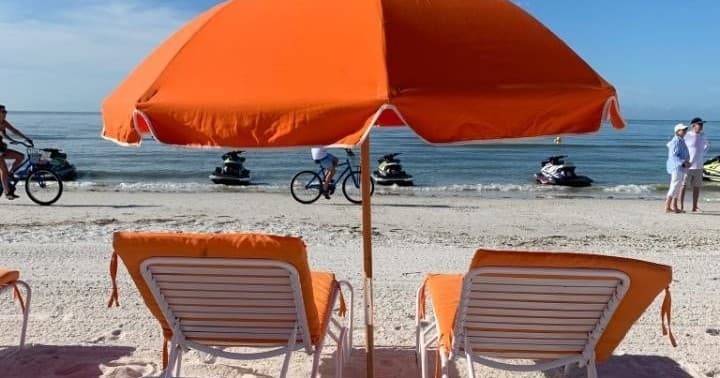 Beach Chair & Umbrella with Unlimited Kayak Use