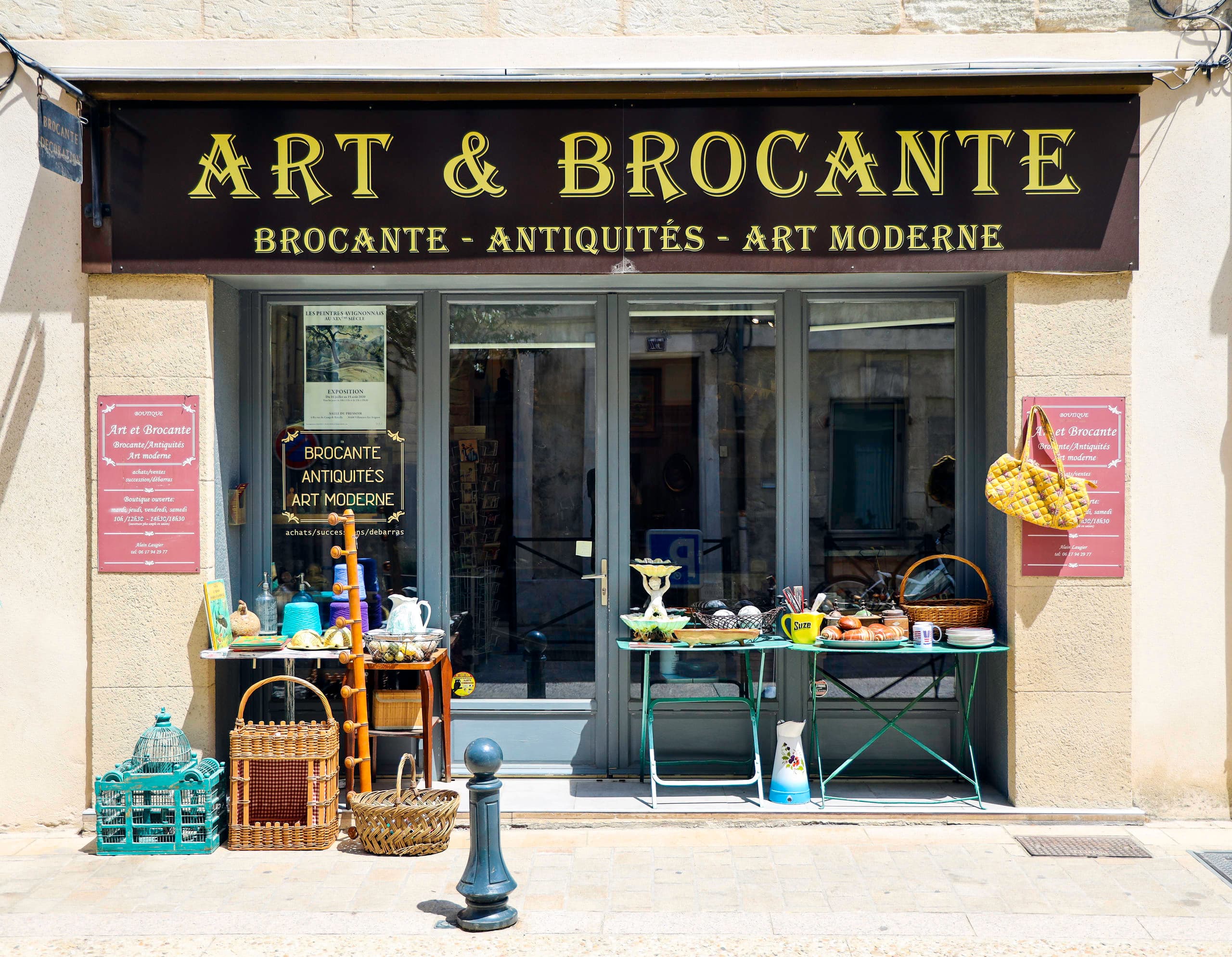Avignon, Palais des Papes, Provençal food market & L'Isle sur la Sorgue brocante & antiques