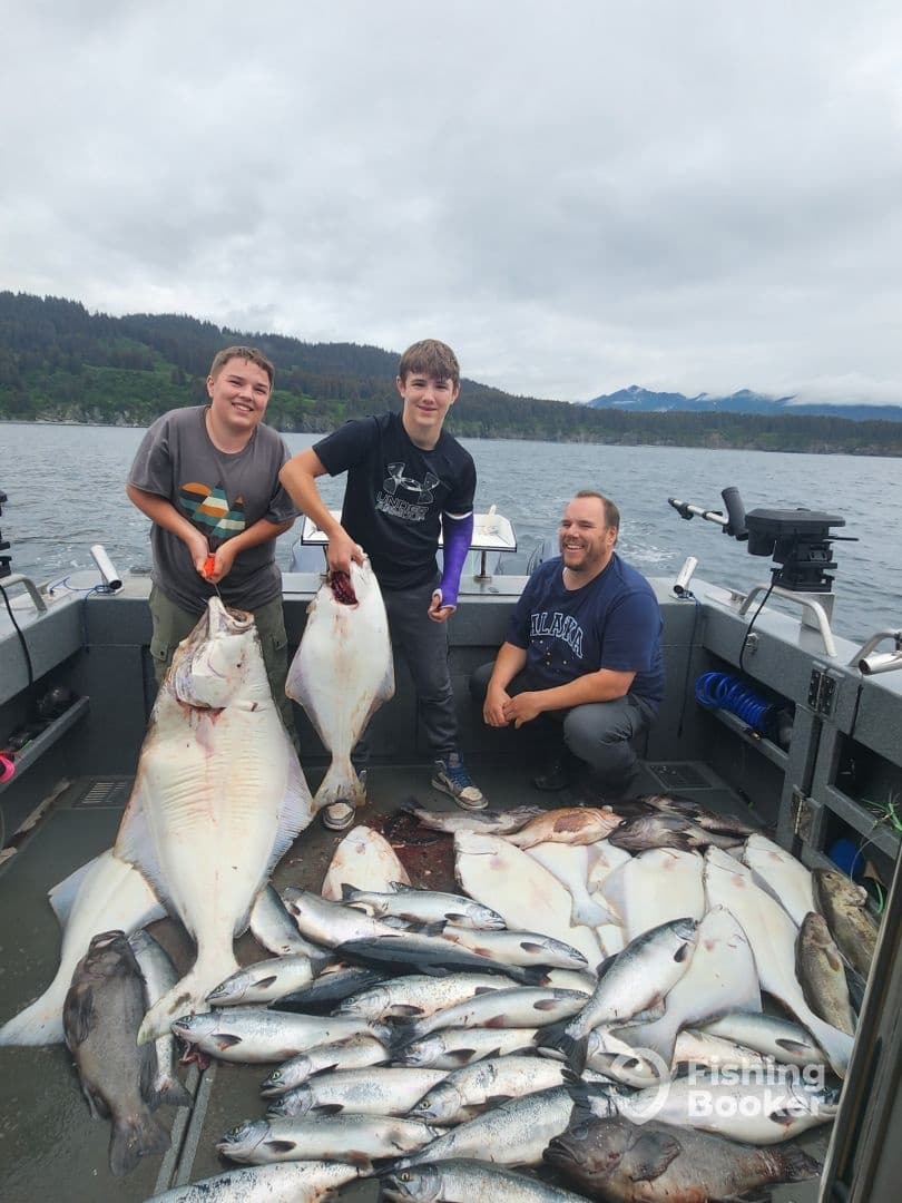 Halibut/Salmon Combo Fishing