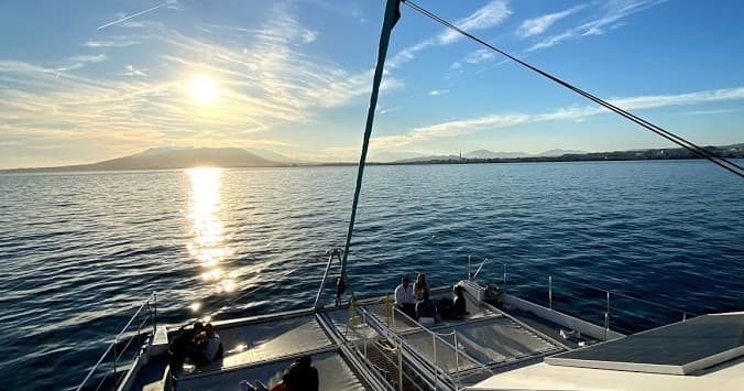 Atardecer en Catamarán - Málaga