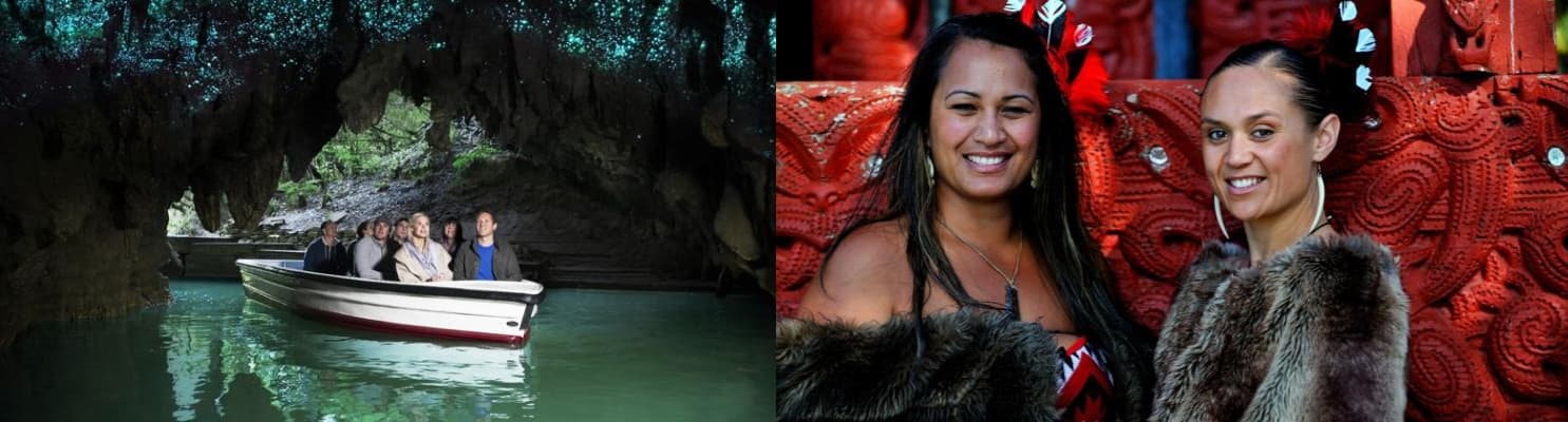 One Way Auckland to Rotorua including Waitomo Caves & Te Puia