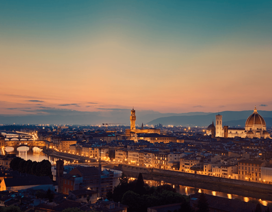 Visita guidata serale a piedi di Firenze