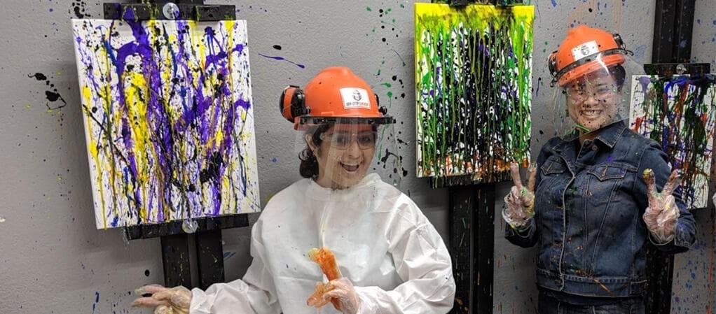 Splatter Paint Room